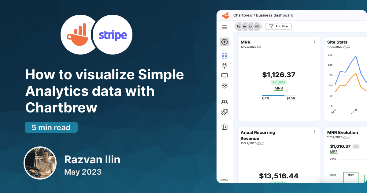How to create a Stripe dashboard in Chartbrew
