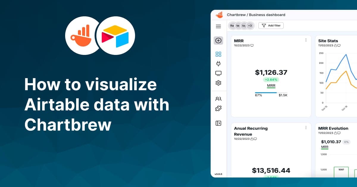 How to visualize Airtable data with Chartbrew