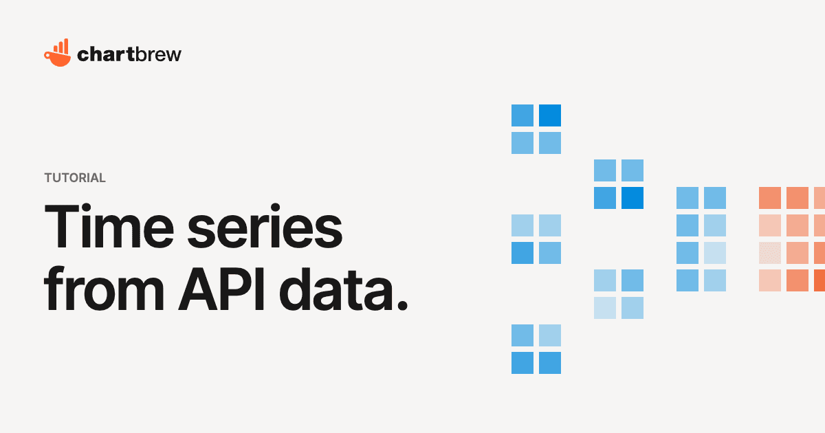 Creating a time series chart from API data - Tutorial