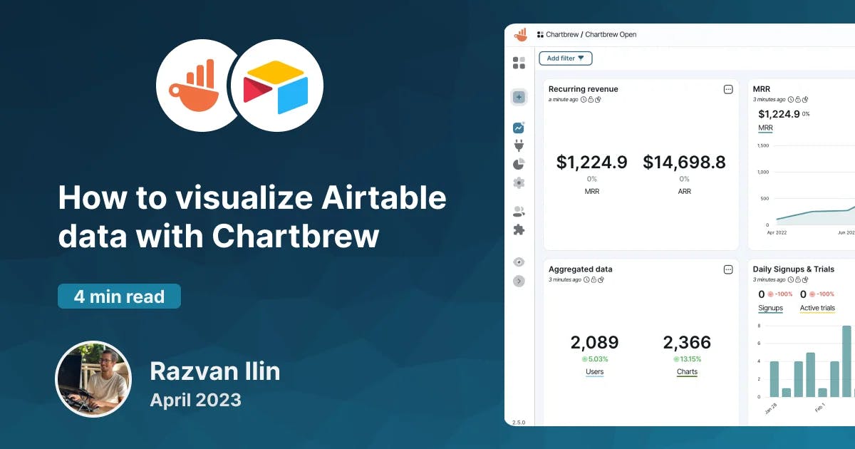 Airtable integration tutorial with Chartbrew