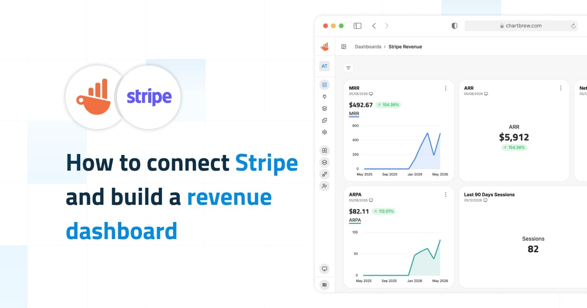 Stripe dashboard tutorial for Chartbrew