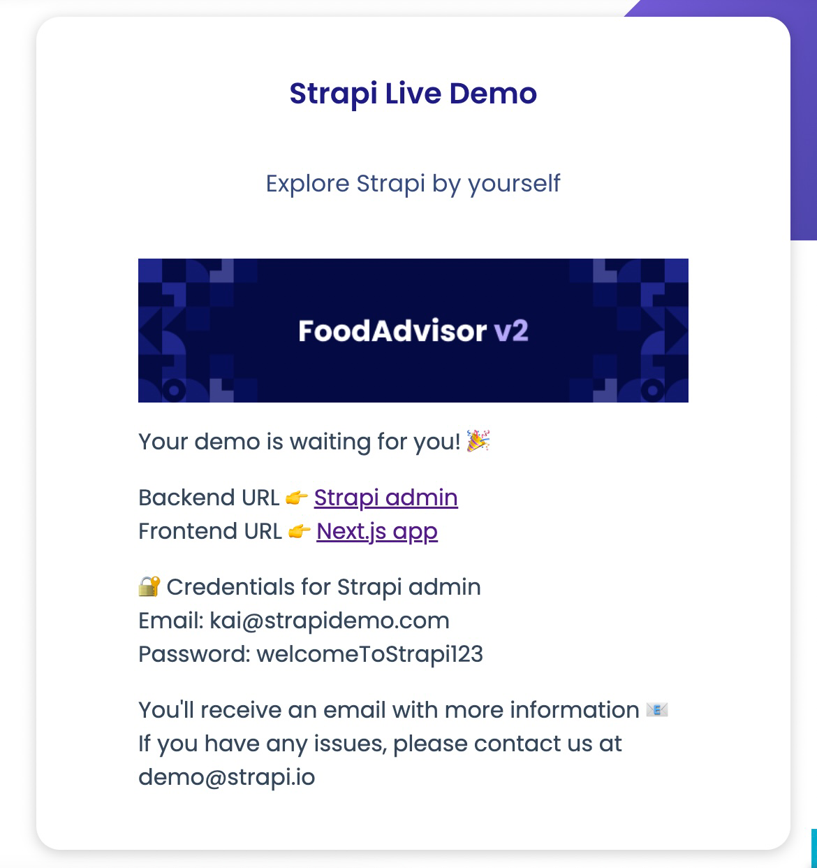 Strapi Demo App