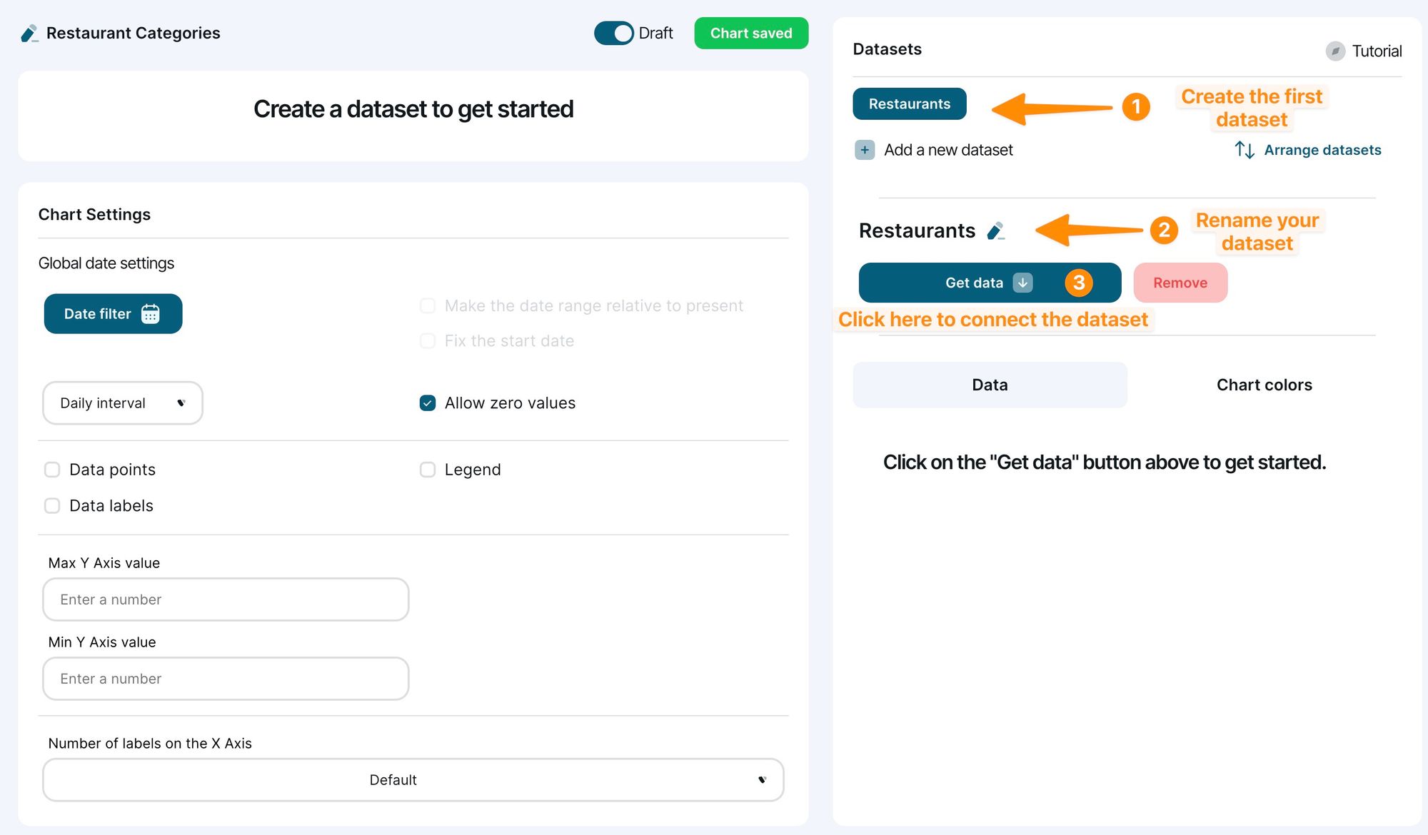 Connecting the chart to the Strapi API