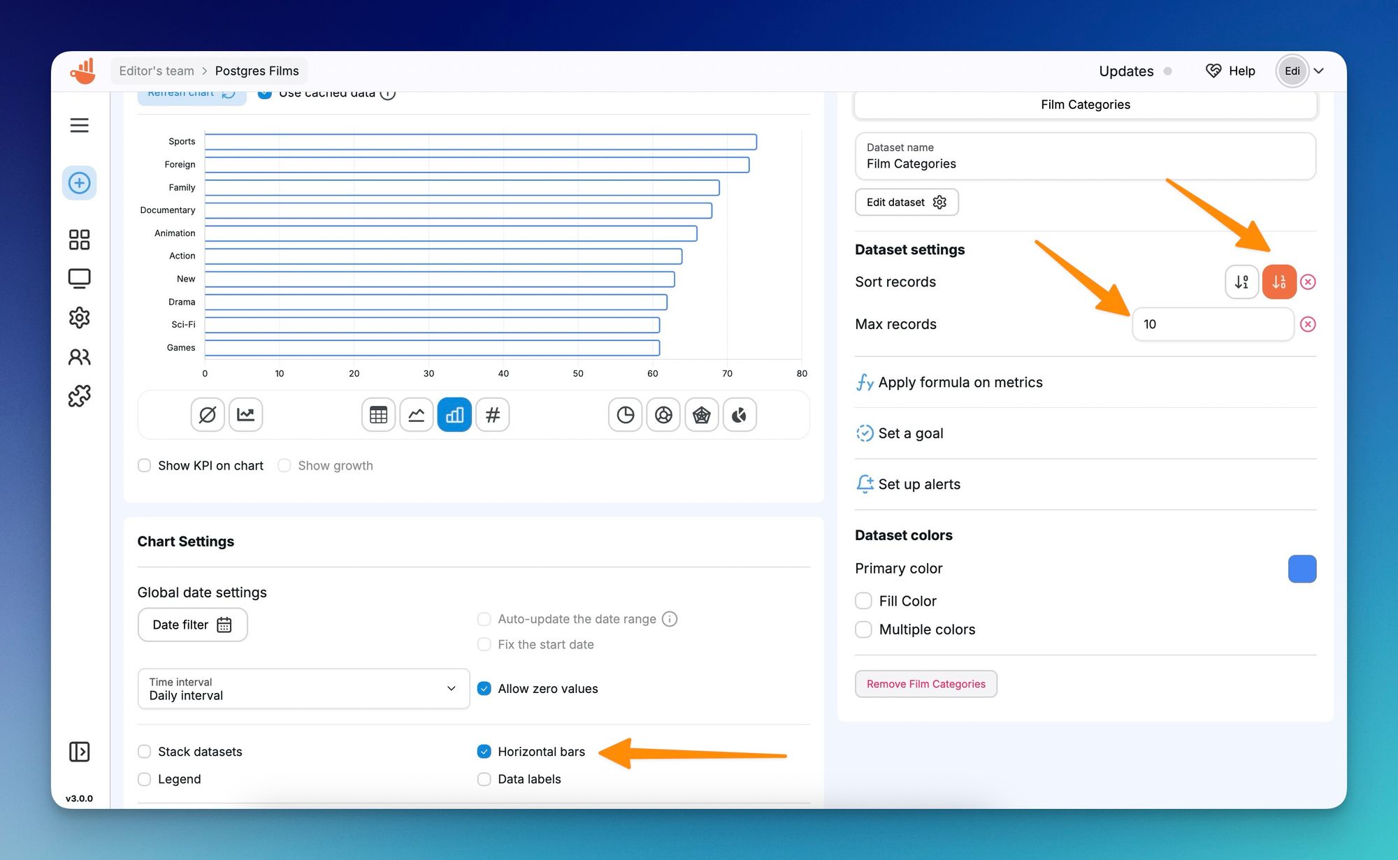 How to visualize Heroku Postgres data with Chartbrew