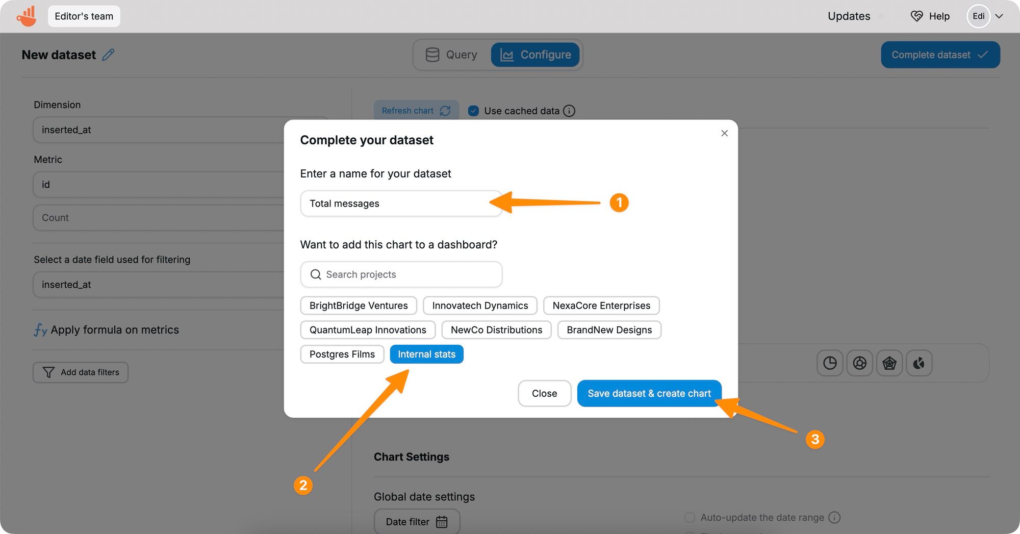 Connect and visualize your Supabase Database with Chartbrew