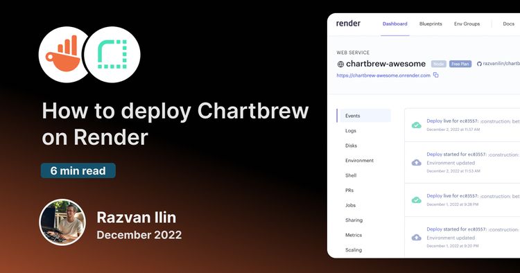 How to deploy Chartbrew on Render