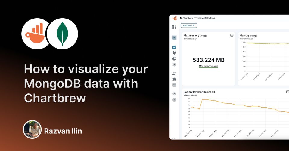 How to visualize your MongoDB data with Chartbrew