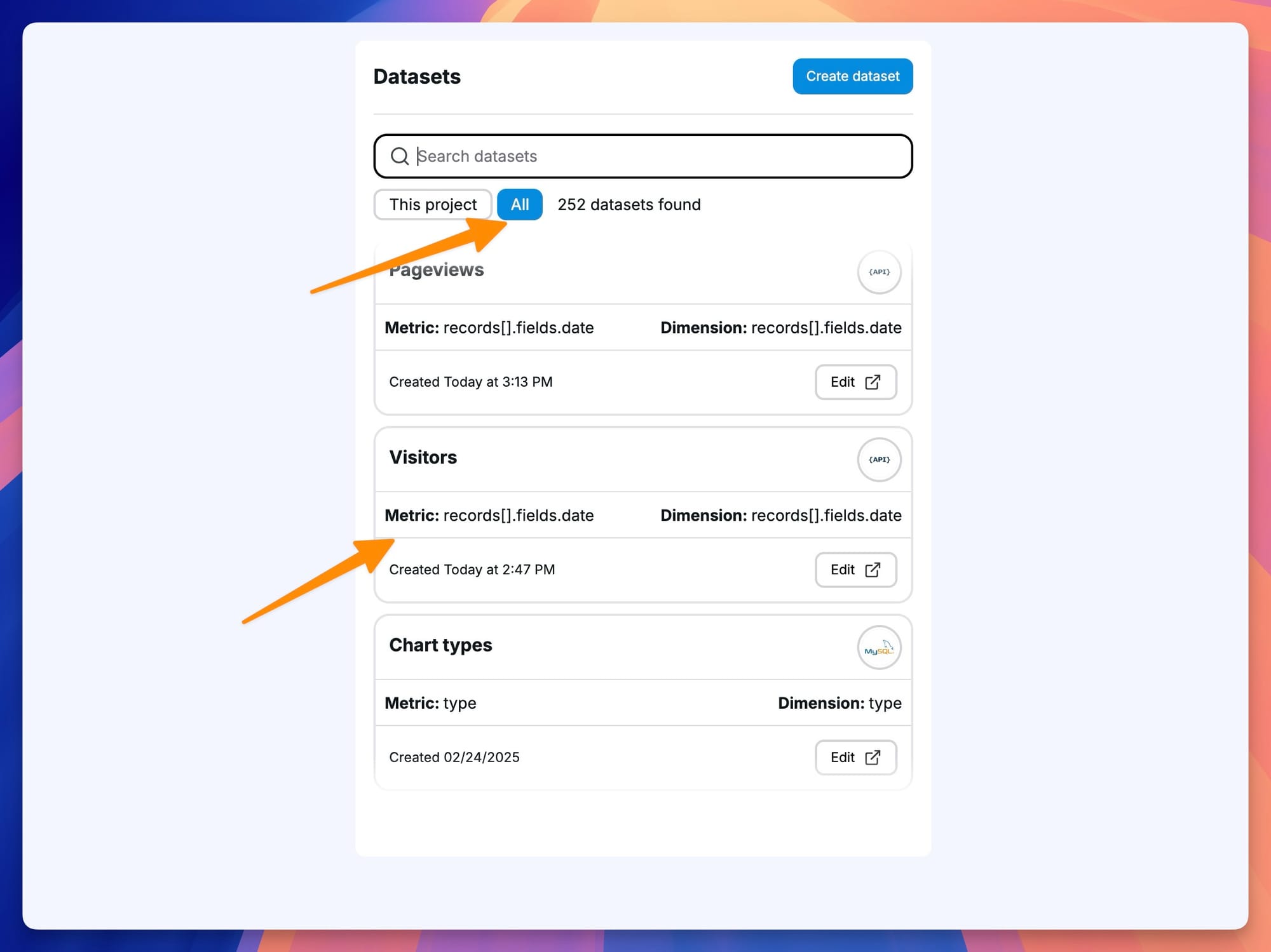 Create new Airtable KPI in Chartbrew